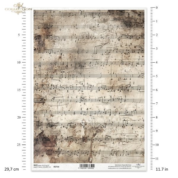 Papel de arroz para decoupage R2710