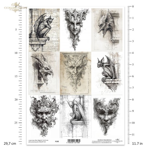 Grafiki, gargulce, stwory, groteskowe twarze, szkice, styl gotycki * Graphics, gargoyles, creatures, grotesque faces, sketches, gothic style