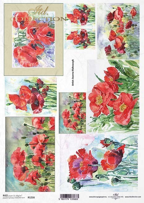 Papier Decoupagepapier zeitgenössische Malerei*Бумага Декупаж современной живописи*Papel Decoupage pintura contemporánea