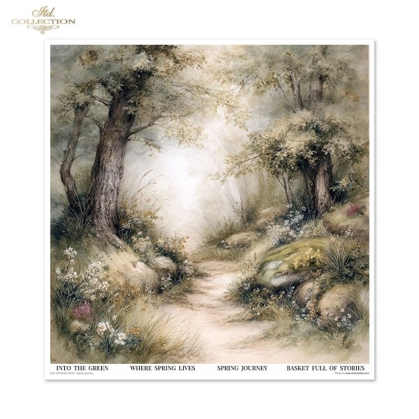 Myszki, sielanka, akwarela, retro, las, natura*Mice, idyll, watercolour, retro, forest, nature*Mäuse, Idylle, Aquarell, Retro, Wald, Natur*Ratones, idilio, acuarela, retro, bosque, naturaleza