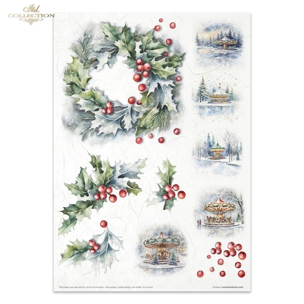 Conjunto Creativo RP073 - Winter Wreath