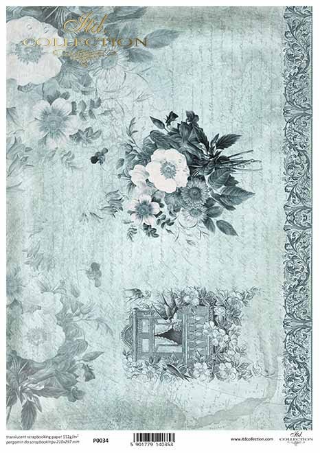 *Papier Decoupage Blumen, Dekoration, Fenster in Blumen*бумага декупаж цветы, украшение, окно в цветы