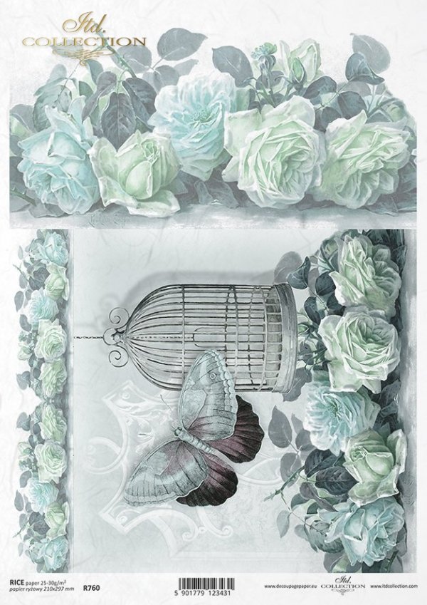 pąki, pączki, liście, listki, retro, kwiat, róża, róże, motyl, ćma, ćmy, klatka dla ptaków, pastelowe tło, R760, flower, rose, butterfly, moth, birdcage, pastel background, Blume, Rose, Schmetterling, Motte, Vogelkäfig, Pastell Hintergrund, flor, rosa, ma