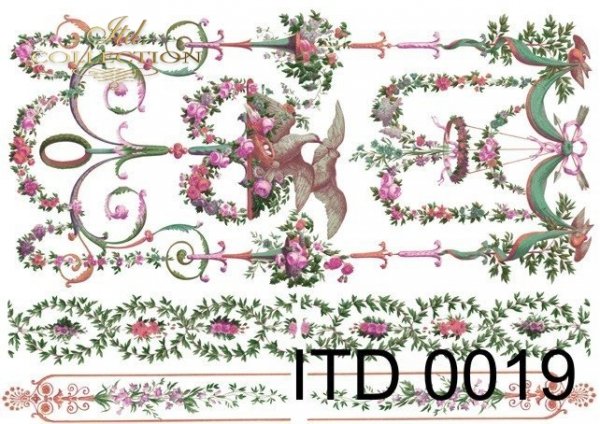 papel decoupage clásico D0019M