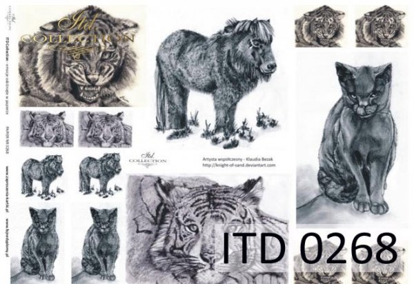papel decoupage clásico D0268M