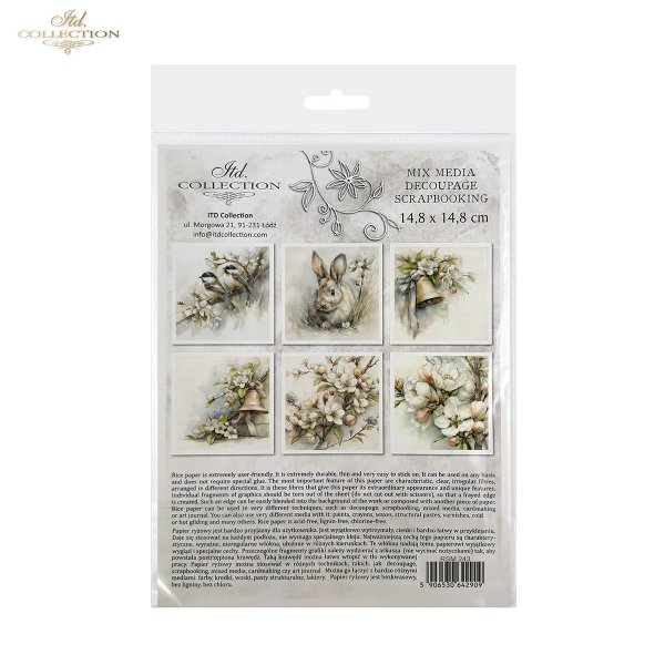 conjunto de papeles de arroz RSM243