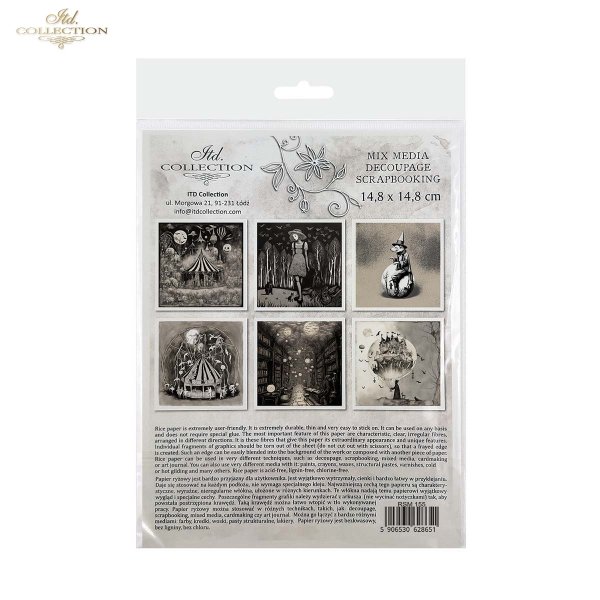 Zestaw papierów ryżowych (HS code 48021000) RSM155
