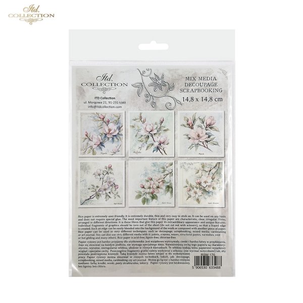 Zestaw papierów ryżowych (HS code 48021000) RSM176