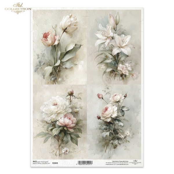 vintage, flora, bukiety, kwiaty, botanika, tulipan, lilia, peonia, róża*vintage, flora, bouquets, flowers, botany, tulip, lily, peony, rose