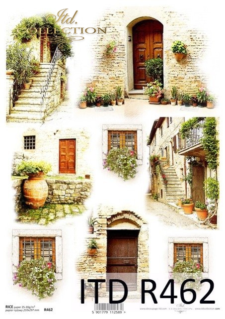 okno, okna, drzwi, balkon, balkony, schody, kwiaty, mała architektura, 