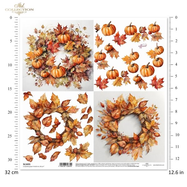 jesienne wianki*autumn wreaths*Herbstgirlanden*guirnaldas de otoño