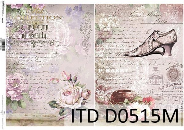 Papier decoupage ITD D0515M