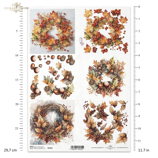 jesienne wianki*autumn wreaths*Herbstgirlanden*guirnaldas de otoño