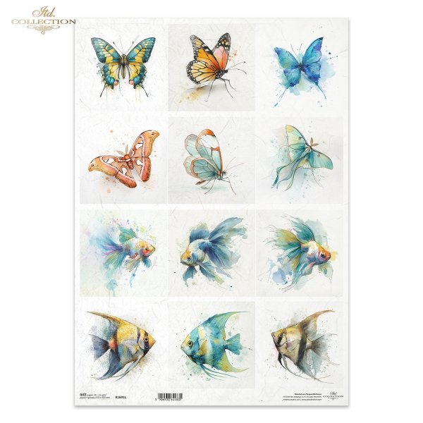 Papier ryżowy (HS code 48021000) R1691L