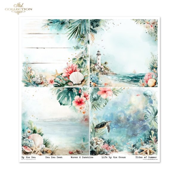 Zestaw do scrapbooking (HS code 48025890) SLS-111 Tropical Dreams vol. 2