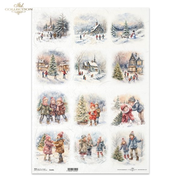 zimowe widoczki, zimowe zabawy dzieci*winter views, winter games for children*Winteransichten, Winterspiele für Kinder*vistas invernales, juegos de invierno para niños