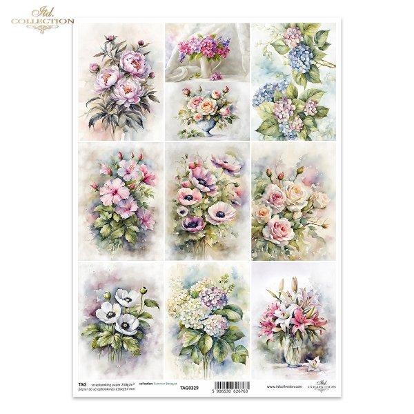Summer Bouquet * Letni Bukiet - letnie kwiaty, bukiet kwiatów*summer flowers, flower bouquet, miniatures*Sommerblumen, Blumenstrauß, Miniaturen*flores de verano, ramo de flores, miniaturas