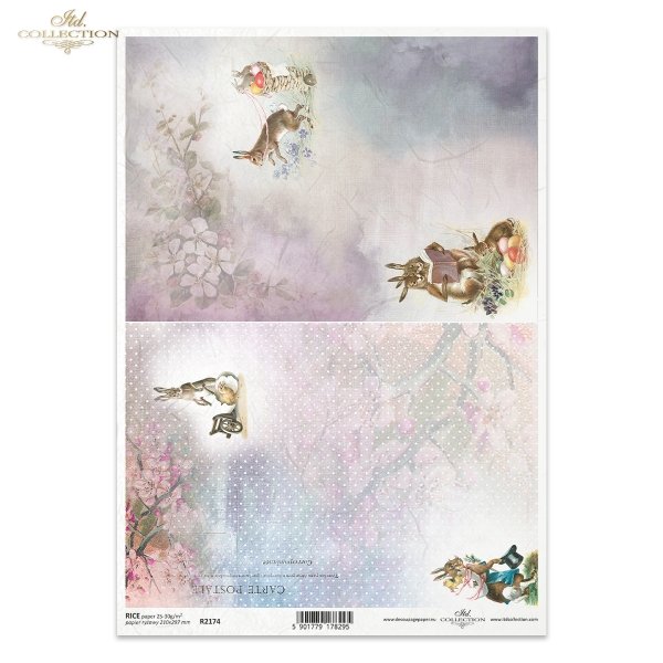 pastelowe tła, tło, zające wielkanocne, vintage, retro, Wielkanoc, wiosna, wiosenne kwiaty, zając, królik, króliki, pisanki, jajka, pastel background, background, easter bunnies, Easter, spring, spring flowers, bunny, rabbit, rabbits, Easter eggs