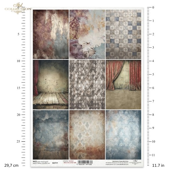 Carnival - When the Curtain Falls * Karnawał, harlekin, teatr, kurtyna, scena, stare deski, romby, vintage, zniszczona tapeta, tekstura, maskarada*Carnival, harlequin, theater, curtain, stage, old planks, diamonds, vintage, distressed wallpaper, texture, 