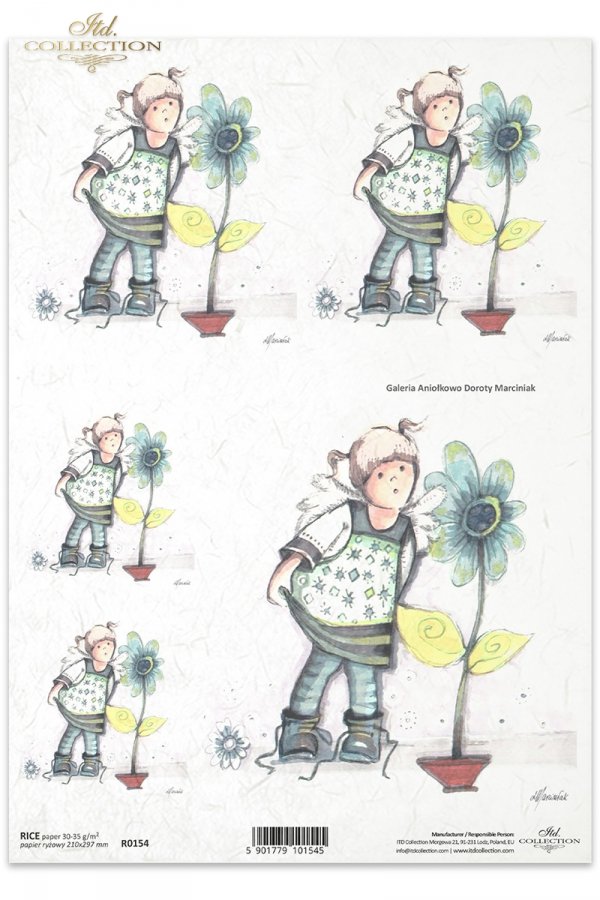 anioł, aniołek, aniołki, doniczka, doniczki, kwiaty, kwiatki, ogrodniczka, Aniołkowo, Dorota Marciniak, R154, angel, angels, flower, flowers, gardening, flowerpot