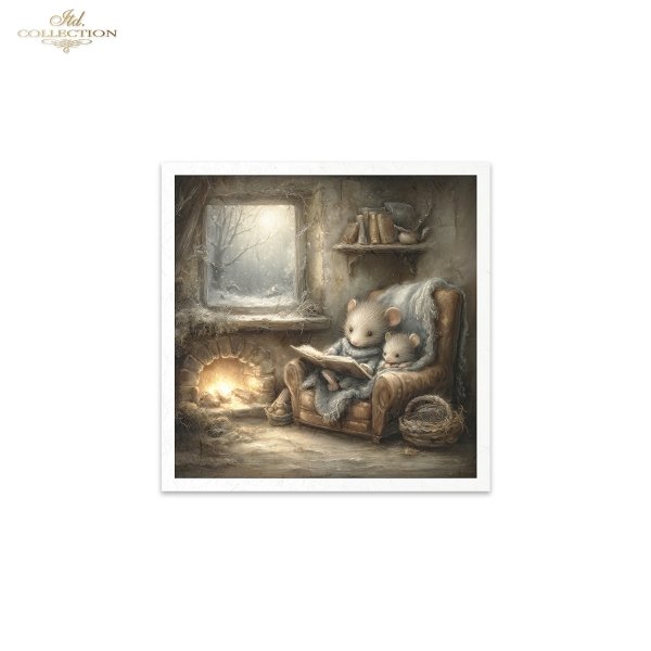 Mouse World - Świat Myszek - Myszki, ilustracje bajkowe, baśniowy las, przytulne, domowe scenki*mice, fairy tale illustrations, fairy tale forest, cosy, homely scenes