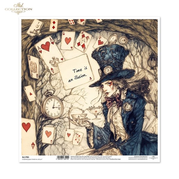 kapelusznik, karty as, kier, serce, zegar, mroczna elegancja, mroczne elementy*hat, ace cards, hearts, clock, dark elegance, dark elements*Hut, Karten-Ass, Herzen, Uhr, dunkle Eleganz, dunkle Elemente*sombrero, cartas as, corazones, reloj, elegancia oscur