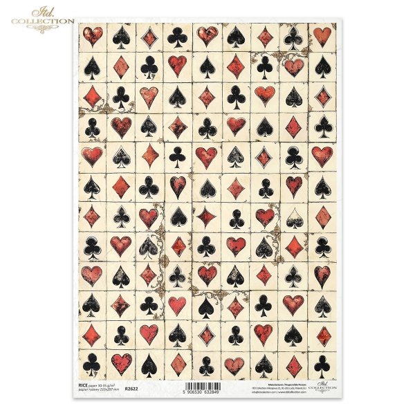 Papier ryżowy (HS code 48021000) R2622