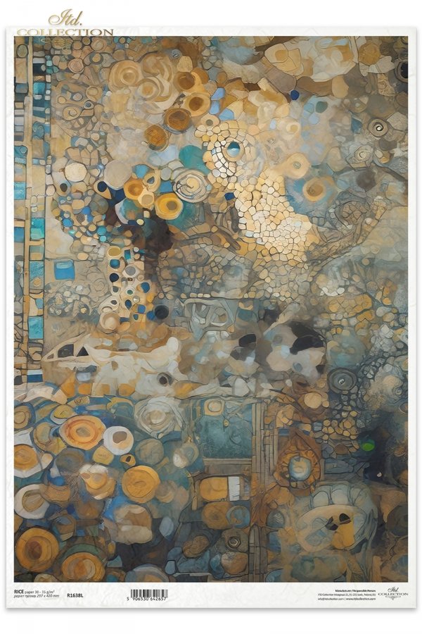 złoto, dekoracyjne wzory, mozaiki, motywy secesyjne*gold, decorative patterns, mosaics, Art Nouveau motifs