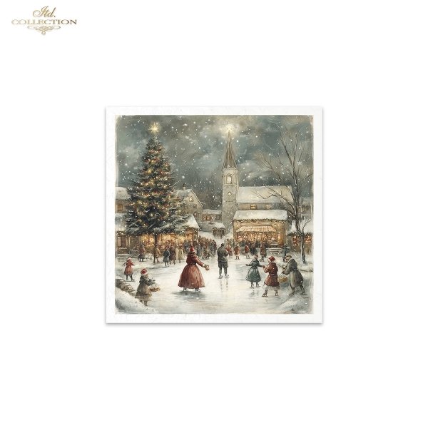 Stary Rynek, Boże Narodzenie, ludzie, lodowisko, świąteczny czas, domki, krajobraz, zimowa sceneria*Old Market Square, Christmas, people, ice rink, festive season, cottages, landscape, winter scenery*Alter Markt, Weihnachten, Menschen, Eisbahn, Festtage, 