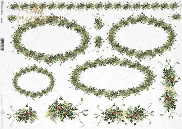 Navidad, patrones para pañuelos, decoraciones*Weihnachten, Muster für Taschentücher, Dekore*Рождество, узоры для носовых платков, декоров