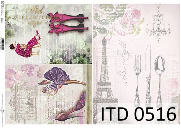 Papier decoupage (HS code 48025700) D0516