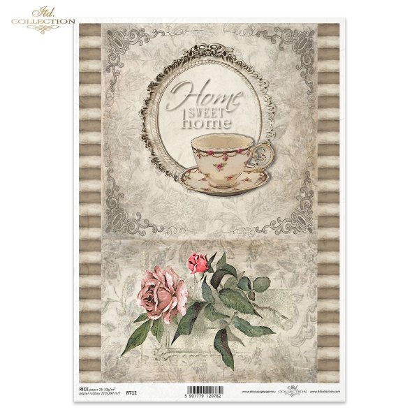 intage, retro, kwiaty, Home Sweet Home, filiżanka, filiżanki, patera, kwiat, róża, róże, rama, dekor, ornament, tło, R712, flowers, cup, platter, flower, rose, frame, decor, ornament, background, Blumen, Tasse, Teller, Blume, Rose, Rahmen, Dekor, Ornament