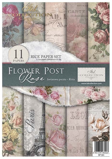 Seria Flower Post - Rose