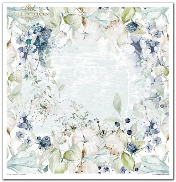 Zestaw do scrapbooking (HS code 48025890) SLS-020 ''The world of ice porcelain' ---- PRODUKT PRZECENIONY'