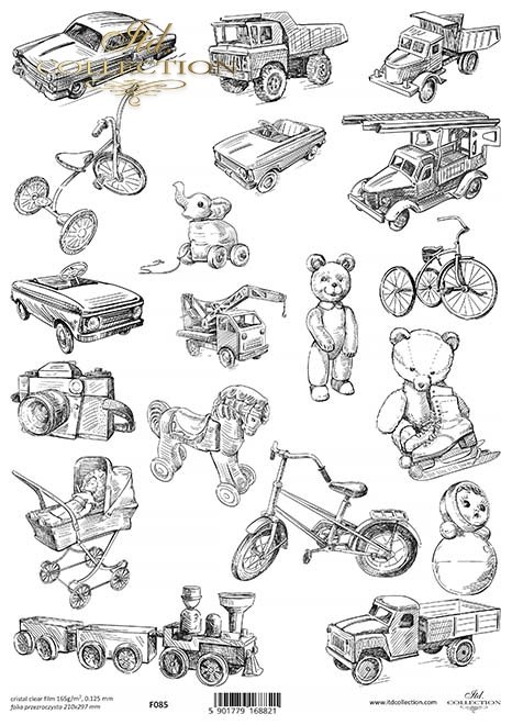 szkice, zabawki, maskotki, wózki, pojazdy*sketches, toys, mascots, prams, vehicles*Skizzen, Spielzeug, Maskottchen, Kinderwagen, Fahrzeuge*bocetos, juguetes, mascotas, cochecitos, vehículos