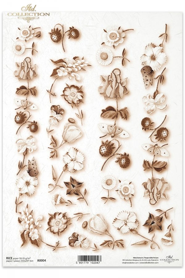 flower, flowers, butterfly, butterflies, daisy, lily of the valley, clove, cloves, strawberry, strawberries