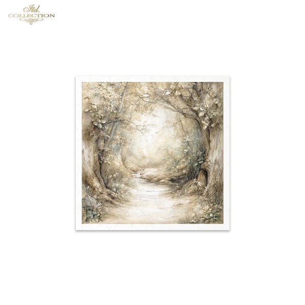 Myszki, sielanka, akwarela, retro, las, natura*Mice, idyll, watercolour, retro, forest, nature*Mäuse, Idylle, Aquarell, Retro, Wald, Natur*Ratones, idilio, acuarela, retro, bosque, naturaleza