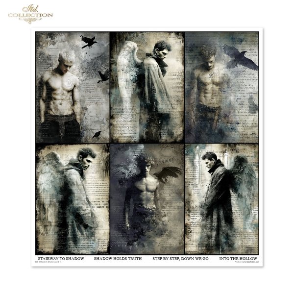 Zestaw papierow do scrapbookingu SLS 098 Light &amp; Shadow - Światło i Cień