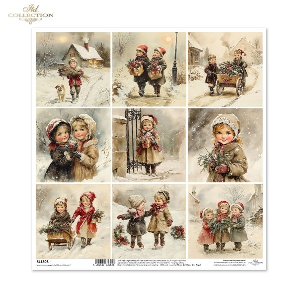dzieci, vintage, Boże Narodzenie*children, vintage, Christmas*Kinder, Vintage, Weihnachten*niños, vintage, Navidad