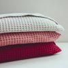 Termofory z pestkami wiśni, Duży + Mały - Bordo wafelek - zestaw na e