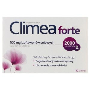 Climea Forte suplement diety łagodzący objawy menopauzy 30 tabletek (P1)