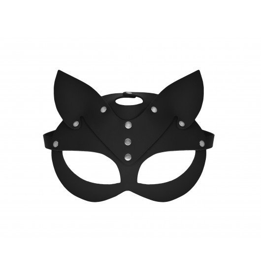Skórzana maska Selina czarna