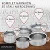 Zestaw garnków 8 elementów Classbach C-KTS 4017