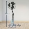 Podłogowy wentylator stojący z nawilżaczem i pilotem 3w1 ProfiCare PC-VL 3111 LB (40cm)