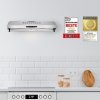 Okap podszafkowy kuchenny pochłaniacz 60 cm Bomann DU 623.3 INOX