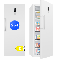 Zamrażarka z możliwością pracy jako chłodziarka 2w1 380l Bomann GSVS 7365 No Frost Inverter 