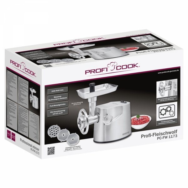 Profesjonalna maszynka do mięsa 2000 W ProfiCook PC-FW 1173