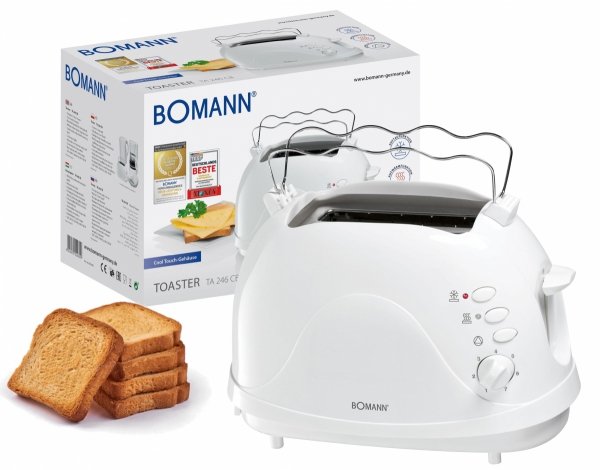 Toster na 2 kromki Bomann TA 246 CB Biały