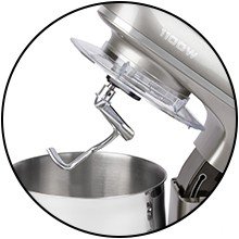 Mikser planetarny, robot kuchenny Bomann KM 6010 CB NA  (tytanowy/szary)