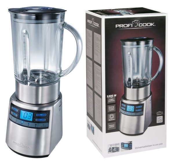 Blender kielichowy do koktajli, mikser uniwersalny ProfiCook PC-UM 1006